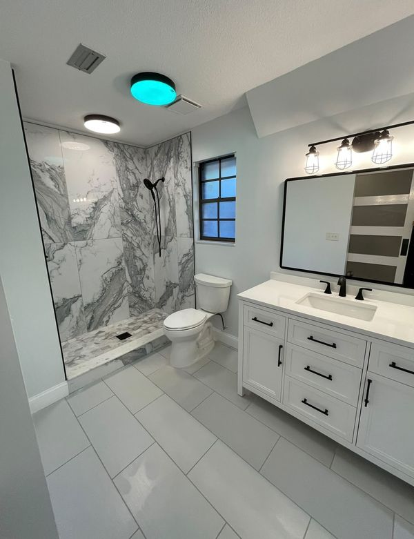 Bathroom remodel by SPM Home Renovation