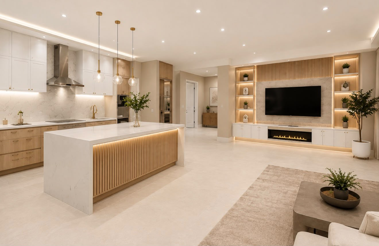 Remodeled kitchen by SPM Home Renovation